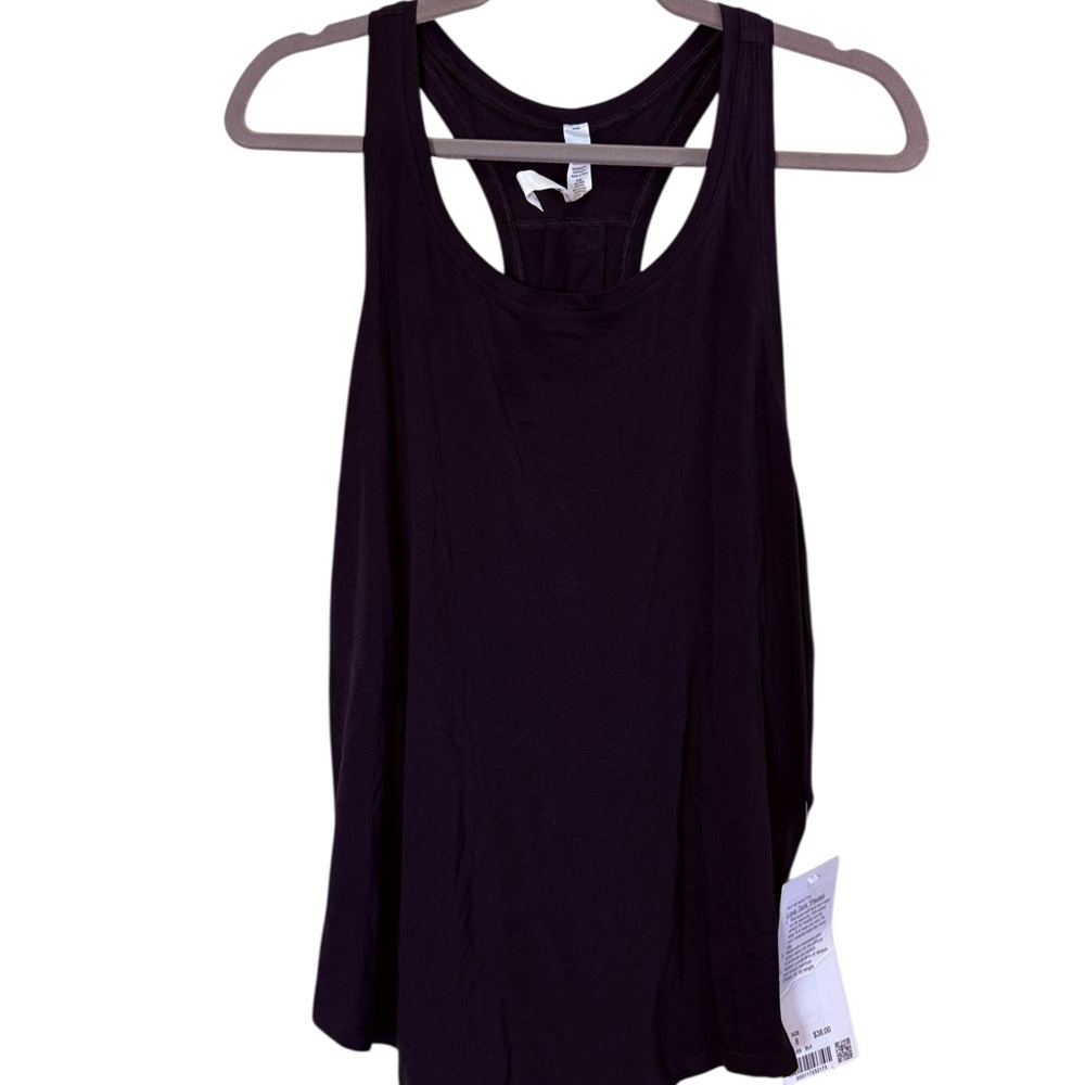 lululemon athletica Women’s Black Love Tank Pleated Top sz 8